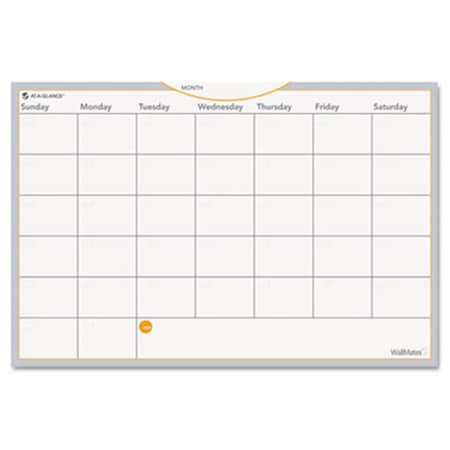 At-A-Glance WallMates Self-Adhesive Dry Erase Monthly Planning Surface White 18 in. x 12 in. AT30831